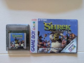 Shrek Fairy Tale Freakdown Game Boy Color + Manual