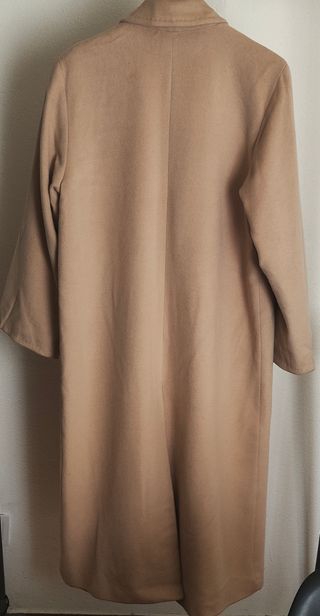 Abrigo de lana y cachemir  Beige Talla L/XL