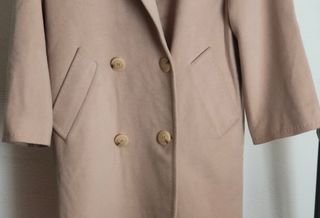 Abrigo de lana y cachemir  Beige Talla L/XL
