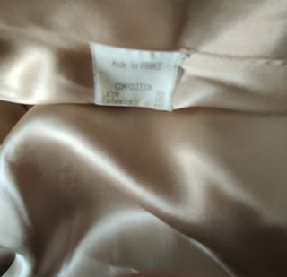 Abrigo de lana y cachemir  Beige Talla L/XL