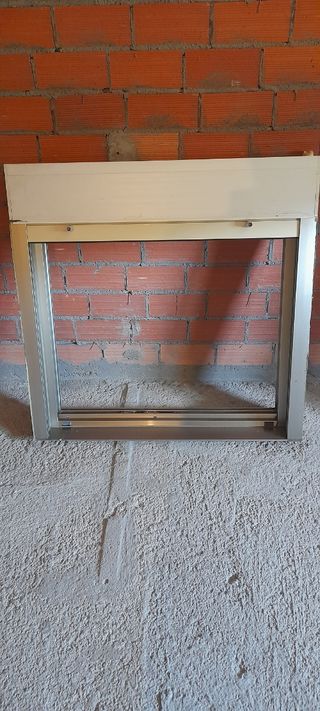 Ventana aluminio anodizado corredera