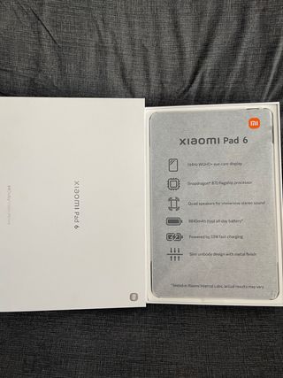 TABLET Xiaomi Pad 6 128GB Gris/Plata