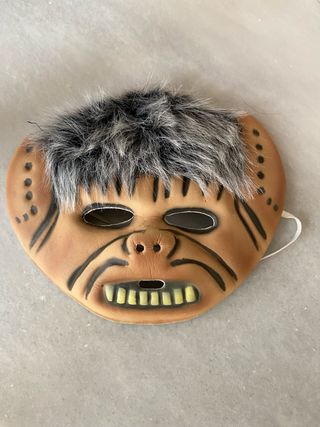 Careta Hombre Lobo niño Marrón y Gris 