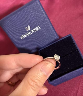 Anillo Swarovski Plata y Circonita