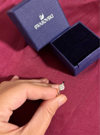 Anillo Swarovski Plata y Circonita