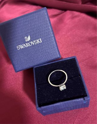 Anillo Swarovski Plata y Circonita