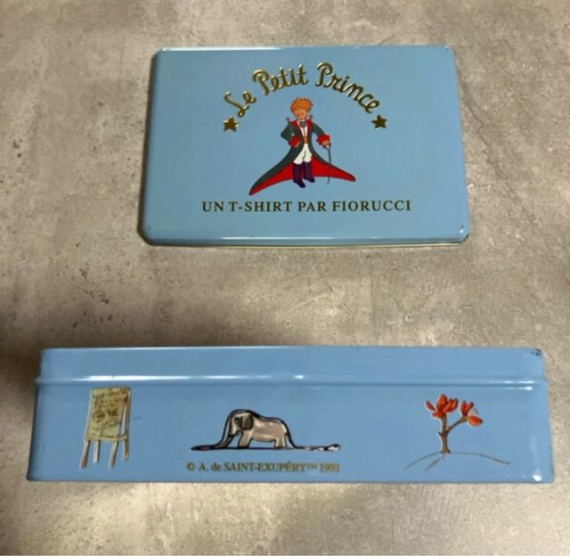Scatola box latta Le Petit Prince Fiorucci Vintage