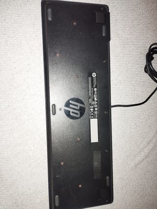 Teclado HP con Lector de Tarjetas Negro