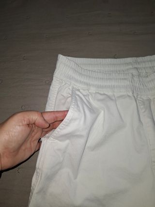 Bermudas Zara Hombre Blancas.