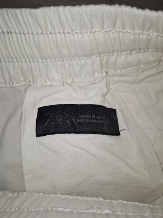 Bermudas Zara Hombre Blancas.