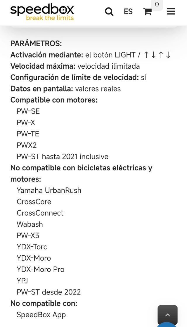 Speedbox 3.0 para Yamaha