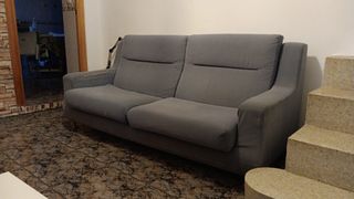 Pack 2 Sofás Gris 2 y 3 Plazas