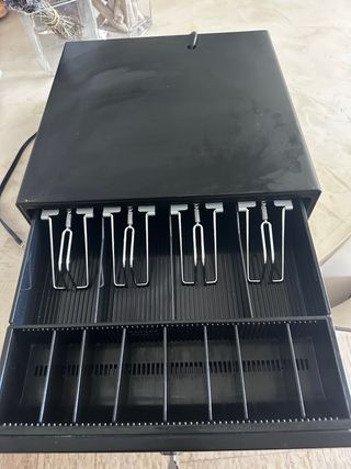 Caja registradora para billetes y monedas