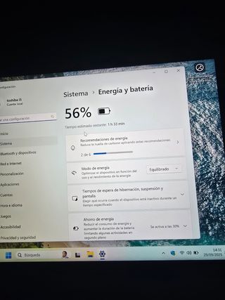 Portátil Toshiba Portege i5 16GB RAM SSD 256GB