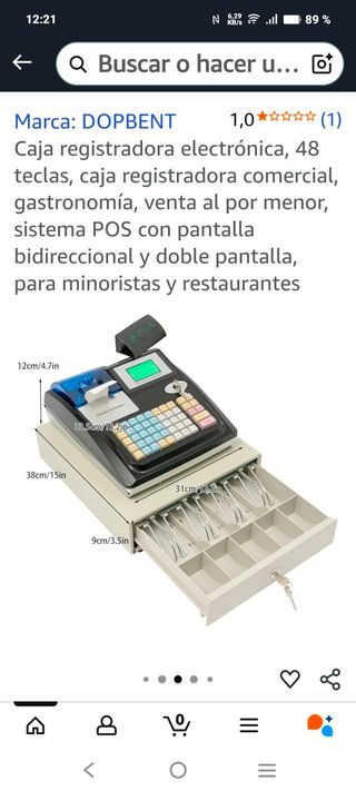Caja Registradora Electrónica DOPBENT