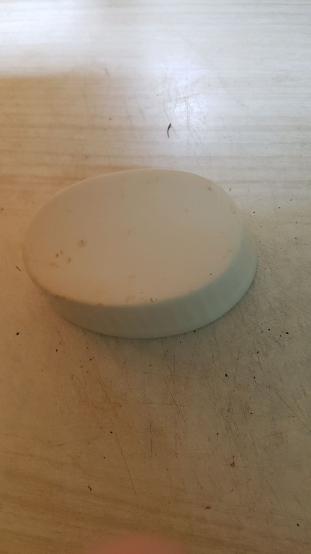 Bandeja de porcelana con flores azules