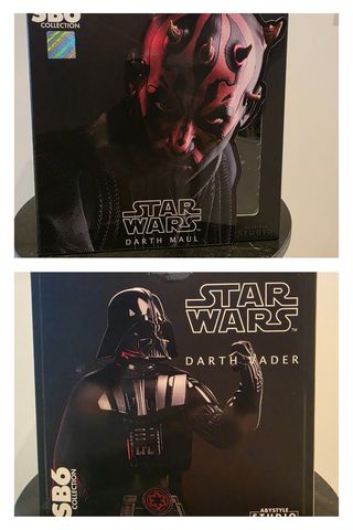 Busti Star Wars Darth Vader e Darth Maul Abystyle