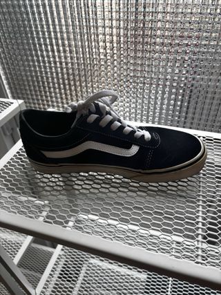 Zapatillas Vans Mujer Negras y Blancas