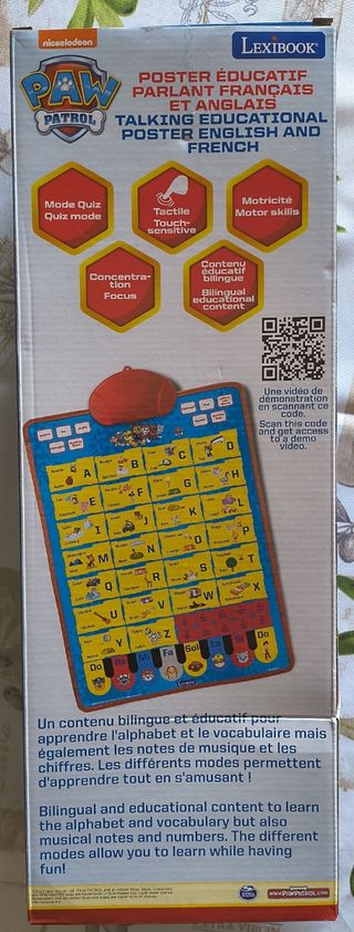 Poster Educativo Paw Patrol Lexibook
