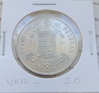 5 Pesetas 1949 VARIANTE SO