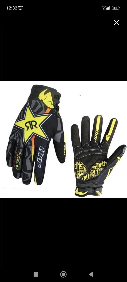 Guantes Fox Rockstar Bici Quad Moto