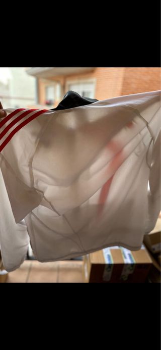 Chaqueta Benfica Adidas Roja y Blanca