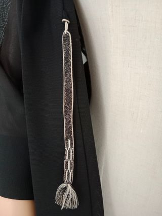 Kimono japonés vintage negro