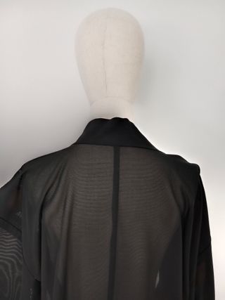 Kimono japonés vintage negro