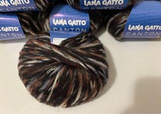 Lotto 10 gomitoli Lana Gatto Canton