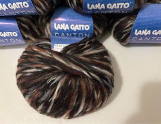 Lotto 10 gomitoli Lana Gatto Canton