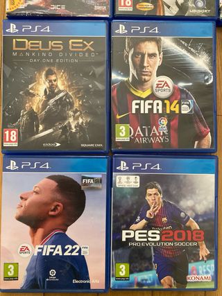 
12 videojuegos de Ps4