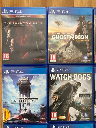 
12 videojuegos de Ps4