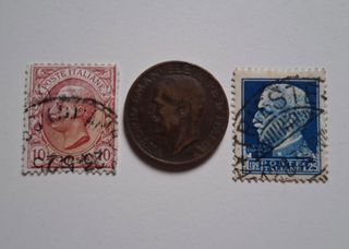MONEDA Y SELLOS ITALIA FASCISTA