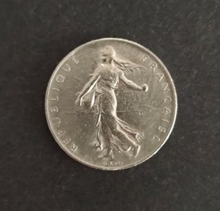 Moneda Francesa 1 Franco 1960