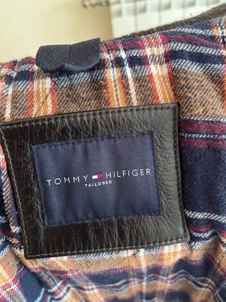 Chaqueta Cuero Tommy Hilfiger Talla M