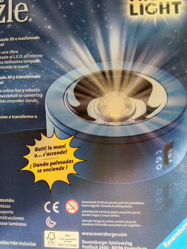 Puzzle Ravensburger 3D Paw Patrol Luminoso