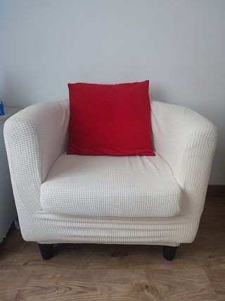 Sillón con funda lavable