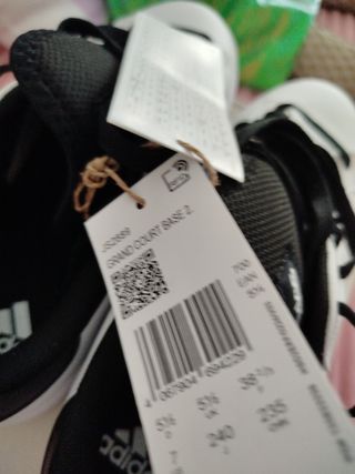 Zapatillas Adidas Mujer Blancas y Negras