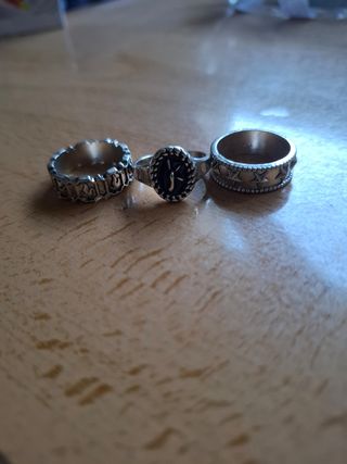 Lote 3 Anillos Estilo Y2K
