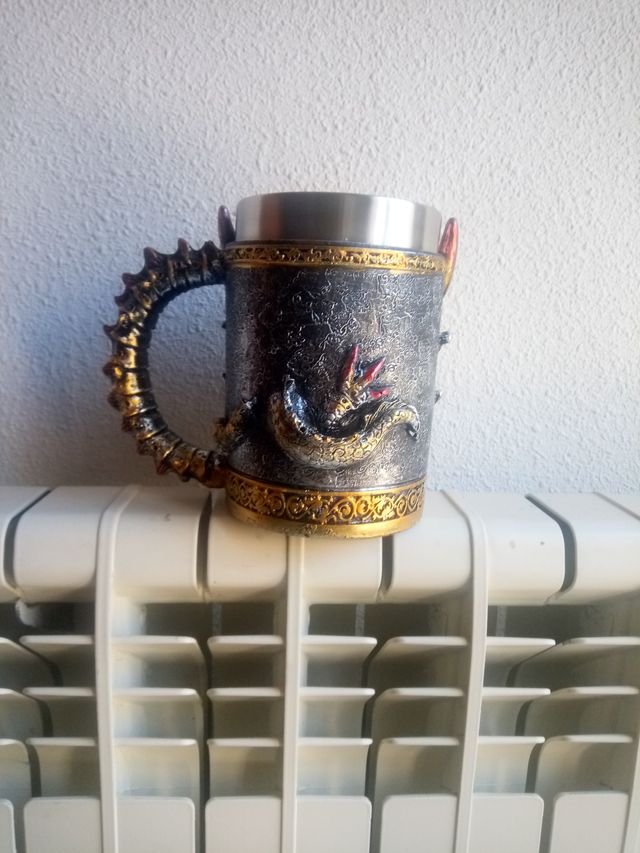 Jarra Cerveza Dragón Metal Aluminio