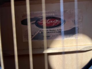 Guitarra Electro-Acústica Stagg Auditorio Negra