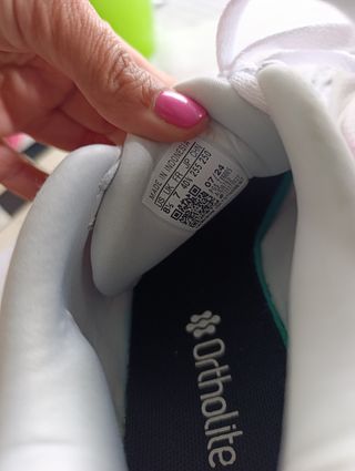 Zapatillas Adidas Running Mujer Blancas Rosas