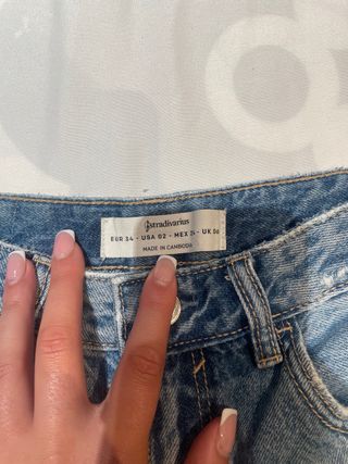 Shorts vaqueros Stradivarius rotos