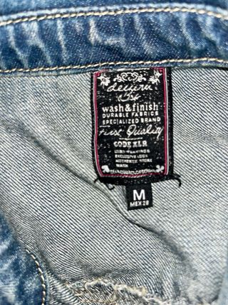 Chaleco vaquero azul talla M