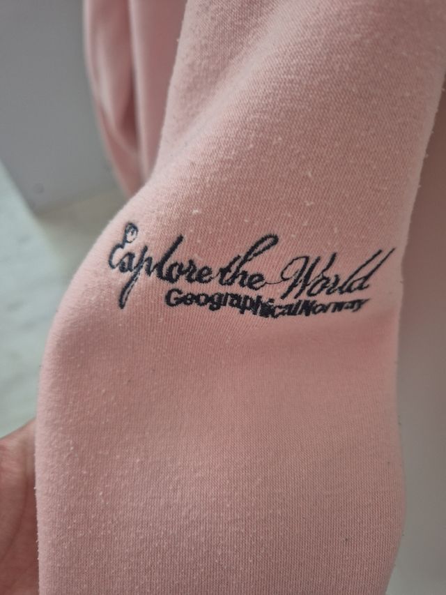 Sudadera Geographical Norway Rosa