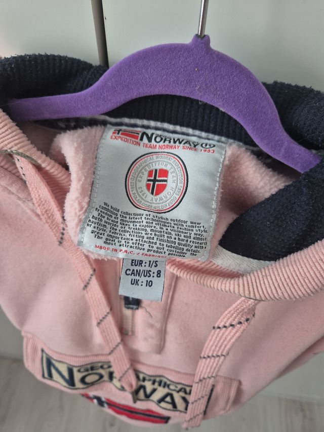 Sudadera Geographical Norway Rosa