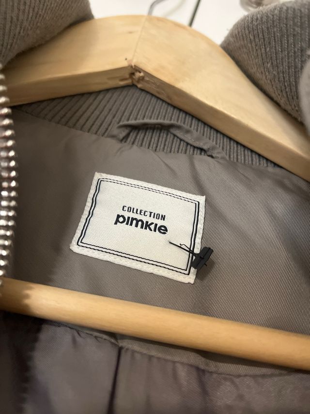 Chaqueta Pinkie borreguito verde militar Talla XS