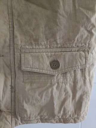 Chaleco acolchado beige