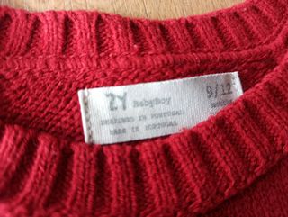 Jersey Navideño Muñeco Nieve 9-12 meses