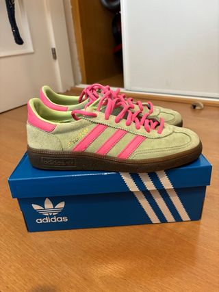 Zapatillas Adidas Spezial Verde y Rosa